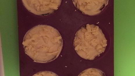 кексики с черничным джемом