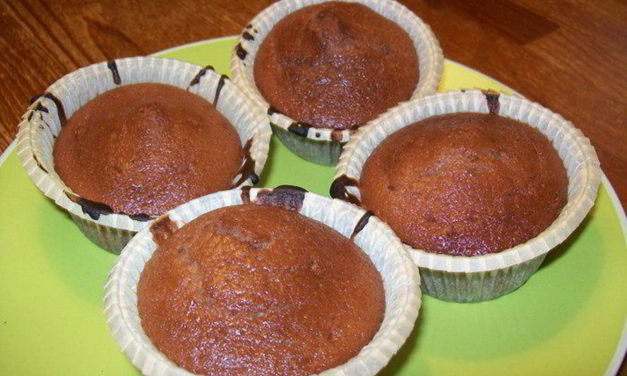 Рецепт кексики шоколадные