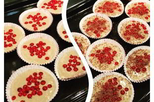 Кексы с черникой