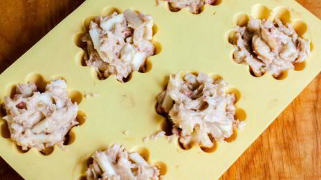 кексы с яблоком