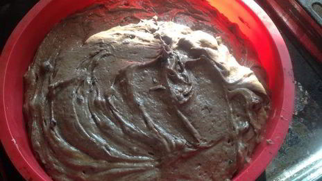 кофейный кекс с черникой, ежевикой и кардамоном