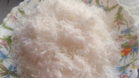 кокосовый кексик в апельсиновой глазури