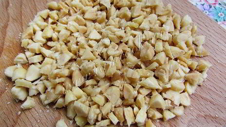 кукурузный кекс с миндалем