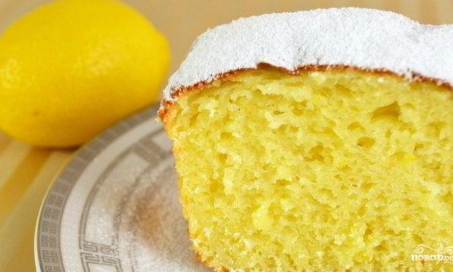 Рецепт лимонный кекс в хлебопечке