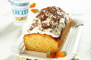 Морковный кекс со сметанной глазурью