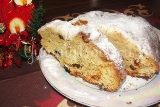 Немецкий творожный Штоллен