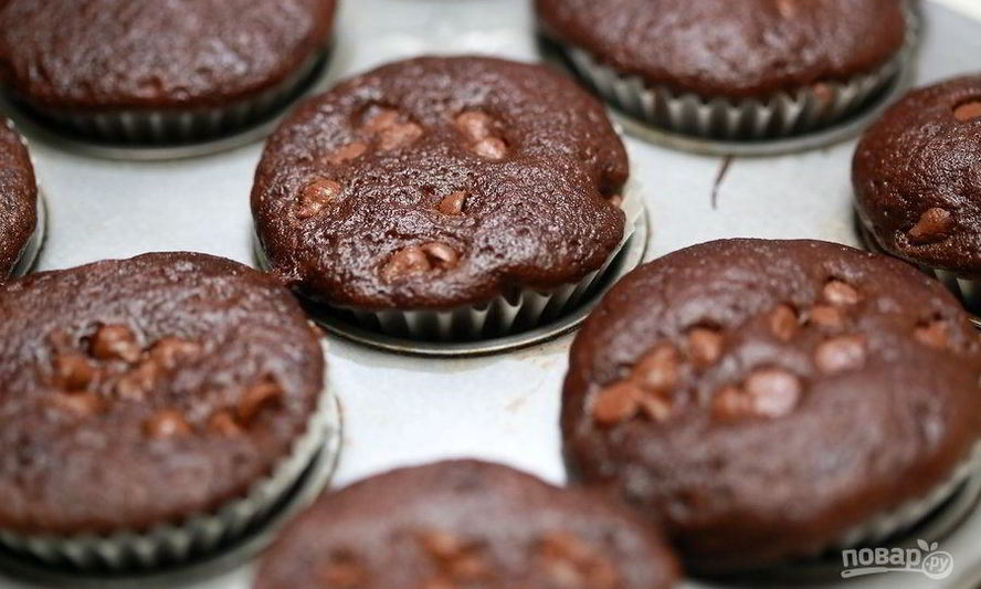 Рецепт очень шоколадные кексы
