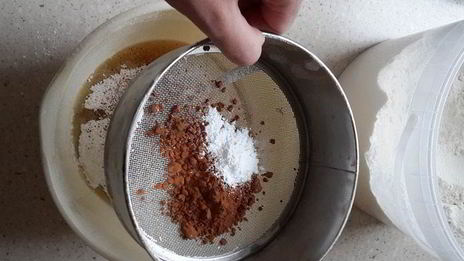 постный шоколадно-ореховый кекс