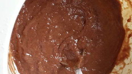 постный шоколадно-ореховый кекс