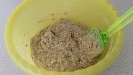 постные банановые кексы с овсяными хлопьями