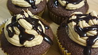 Шоколадно-кофейные капкейки Мокка