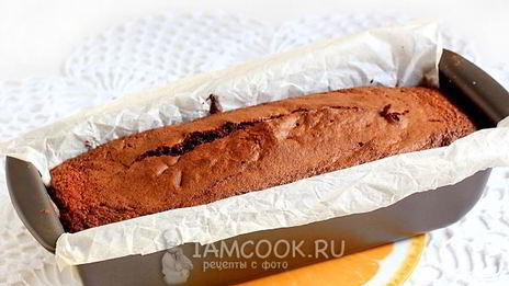 шоколадно-творожный кекс