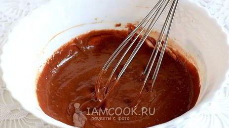 шоколадно-творожный кекс