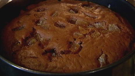 шоколадный кекс с инжиром и имбирем