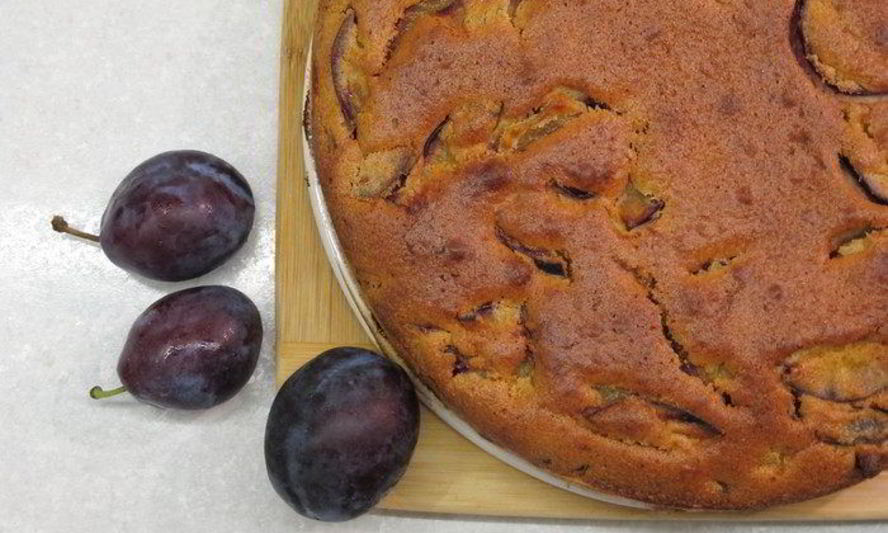 Рецепт сливовый кекс