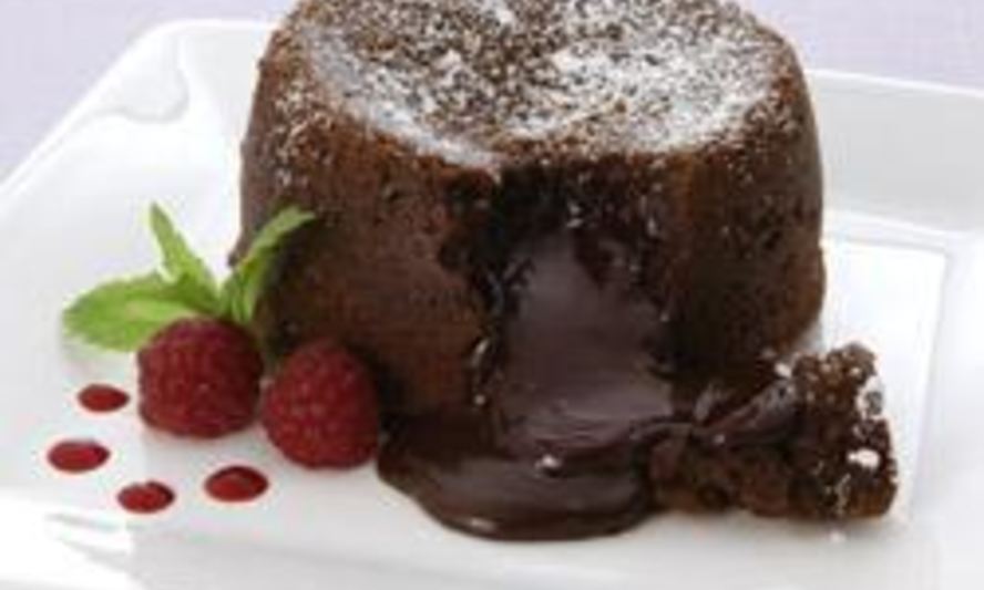 Рецепт теплый шоколадный кекс