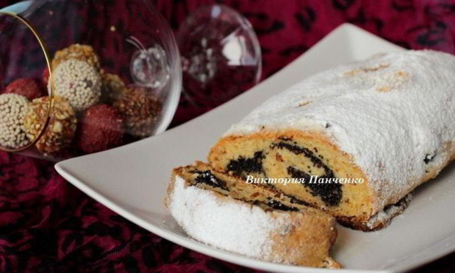 Рецепт творожно-маковый штоллен