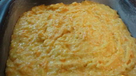 творожно-морковный кекс