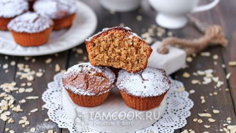 творожно-овсяные кексы