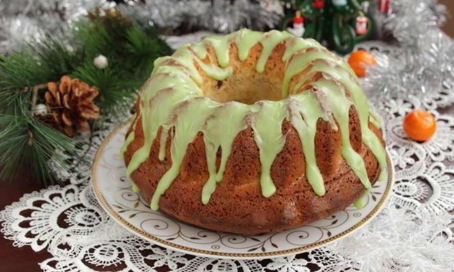 Рецепт творожный кекс с яблоками и вяленой клюквой