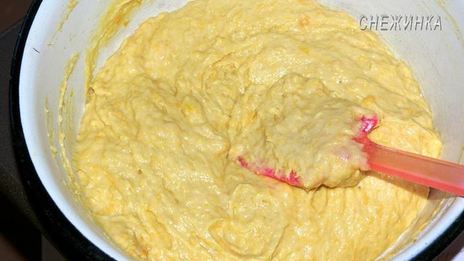 тыквенный кекс с цитрусовой пропиткой