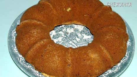 тыквенный кекс с цитрусовой пропиткой