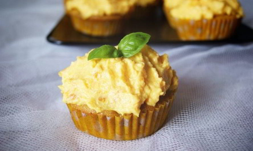 Рецепт тыквенные кексы с морковным кремом