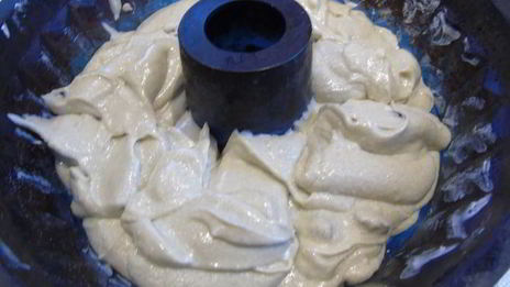 зеленый творожный кекс