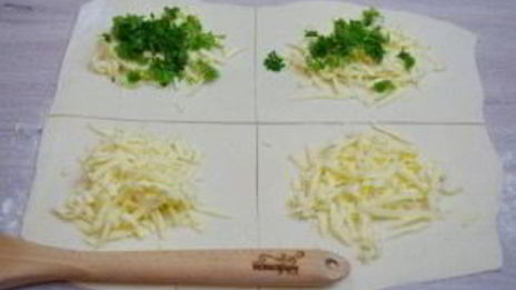 хачапури из бездрожжевого слоеного теста