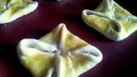 хачапури из готового слоеного теста