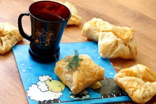 Хачапури из слоеного теста с сулугуни