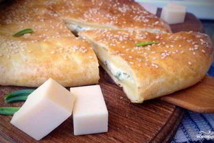 Хачапури из творожного теста с сыром