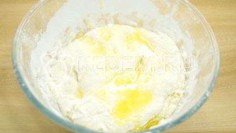 хачапури с брынзой и яйцом