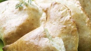 Хачапури с картофельно-сырной начинкой