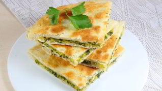 Хачапури с зеленью