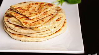 Мгновенный хачапури на сковороде