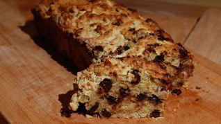 Банановый хлеб с шоколадом