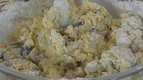 банановый хлеб с шоколадом