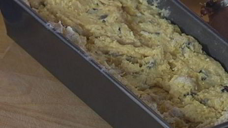 банановый хлеб с шоколадом