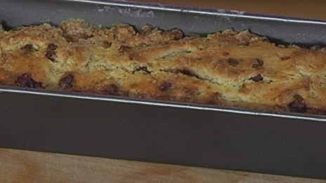 банановый хлеб с шоколадом