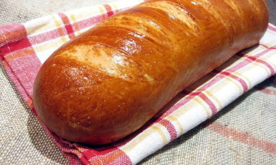 Рецепт батон молочный