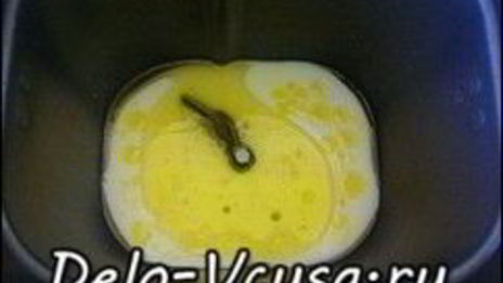 белый хлеб с укропом в хлебопечке