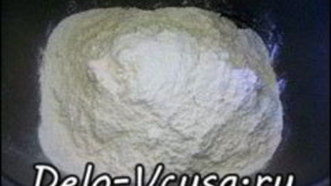 белый хлеб с укропом в хлебопечке