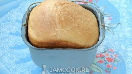 белый хлеб в хлебопечке