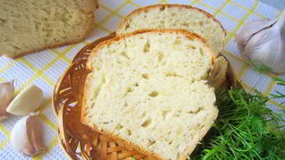 Чесночный хлеб с травами