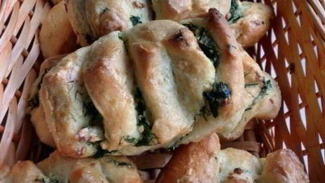 чесночные гармошки к борщу