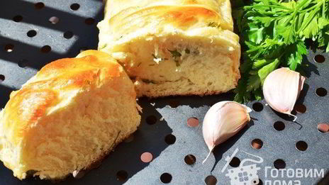 чесночные гармошки к борщу