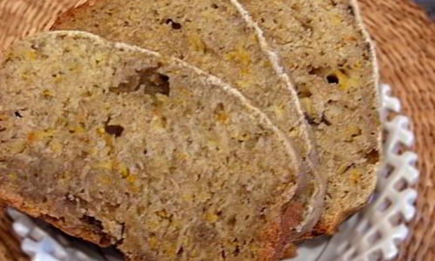 Рецепт домашний хлеб из патиссонов с чесноком и имбирем