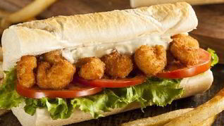 Французский багет с рыбой