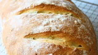 Картофельный хлеб с тыквенными семечками